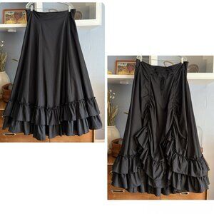 Retroscope Fashions Long Bustle Ruffle Skirt Steampunk Victorian Gothic